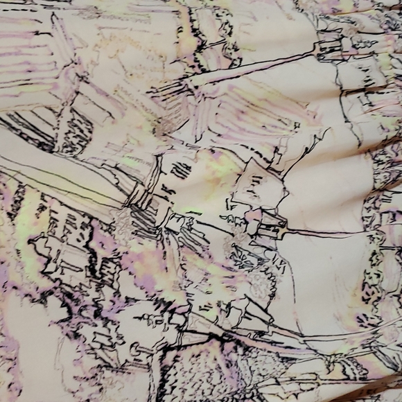 Melissa McCarthy seven7 pink top blouse flow sleeves plus size 2x - Picture 9 of 12